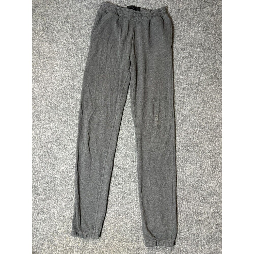American Tall Sweatpants Mens 31x36 Gray Jersey Jogger Elastic Waist Casual